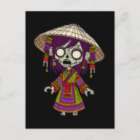 Niedliches vietnamesisches Zombie