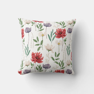 Niedliches Vintag Inspiriert Blumenmuster Kissen