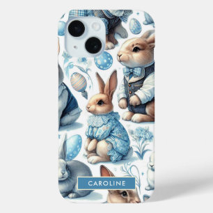 Niedliches Vintage-Hasen-Nahtlos Case-Mate iPhone Hülle