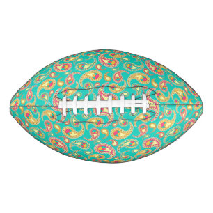 Niedliches Vintages Paisley-Muster Football