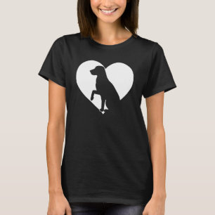 Niedliches Vintages Wer Lieben Hunde Schwarzer Hun T-Shirt