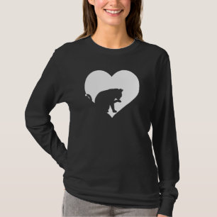 Niedliches Vintages Wer Lieben Katzen Schwarzes Ka T-Shirt