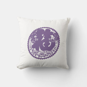 Niedliches Violet Lila Schönes Elegantes Cool Einz Kissen