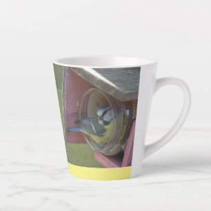 Niedliches Vogeldesign Latte Tasse