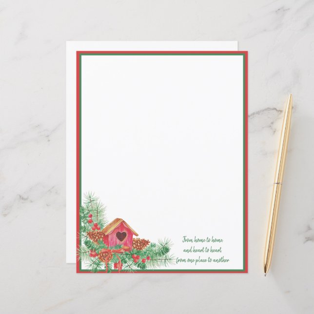 Niedliches Vogelhaus (Vorderseite/Rückseite Beispiel)