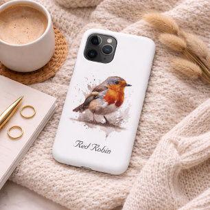 Niedliches Vogelrottrobin, individuell anpassbar Case-Mate iPhone Hülle