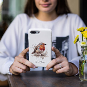 Niedliches Vogelrottrobin, individuell anpassbar Case-Mate iPhone Hülle