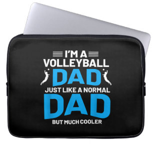 Niedliches Volleyballgeschenk für Väter und Männer Laptopschutzhülle