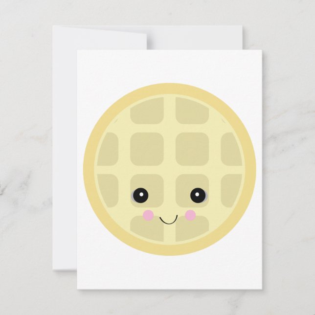 niedliches Waffel (Vorderseite)