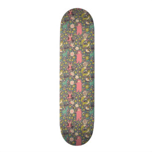 Niedliches Waldtier-Muster Skateboard