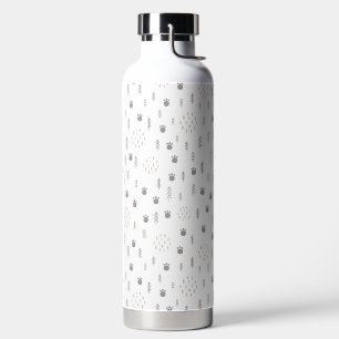 Niedliches Waldtiermuster Trinkflasche