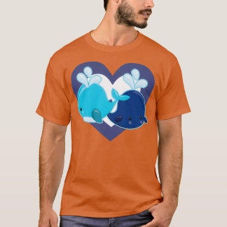 Niedliches Walherz für Whaleliebhaber T-Shirt