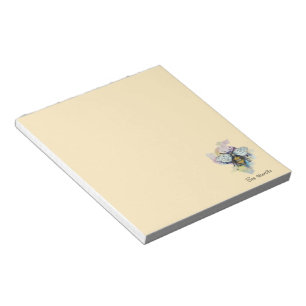 Niedliches Wash Notepad für Bienen und Regenbogen Notizblock