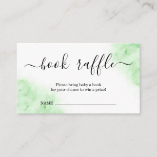 Niedliches Wasserfarben-Diapier-Buchungssystem für Begleitkarte