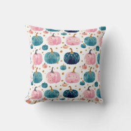 Niedliches Wasserfarbenfallpumpenmuster Kissen