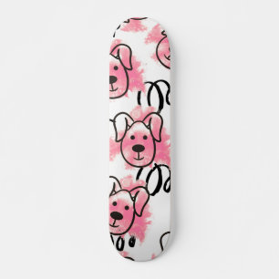 Niedliches Wasserfarbenmuster Skateboard