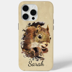 Niedliches Wasserfarbenpeeking-Eichhörnchen Case-Mate iPhone Hülle