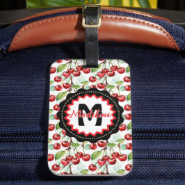 Niedliches Wasserfarbkreuz Muster Personalisiert Gepäckanhänger