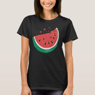 Niedliches Wassermelon Slice Melon Sommerferien Sa T-Shirt