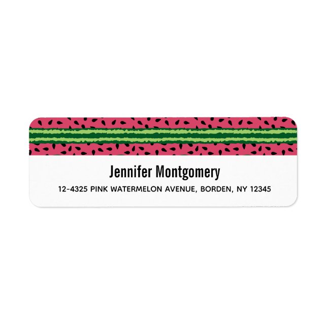 Niedliches Wassermelone Muster Pink & Green (Vorne)