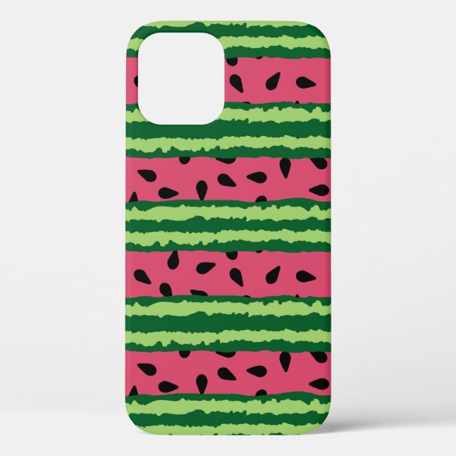 Niedliches Wassermelone Muster Pink & Green Case-Mate iPhone Hülle (Rückseite)