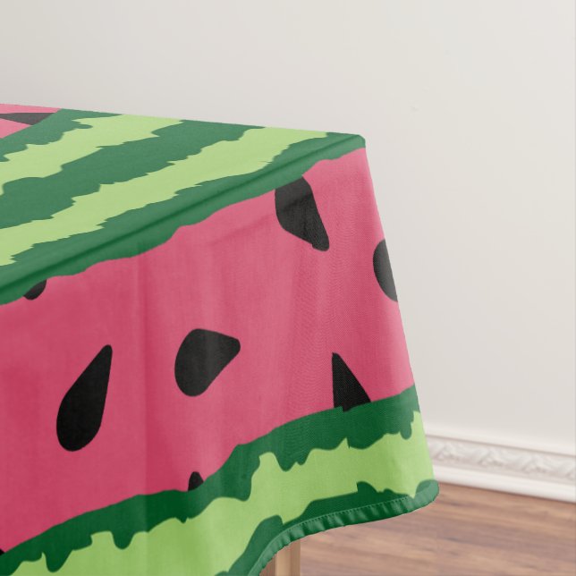 Niedliches Wassermelone Muster Pink & Green Tischdecke (Beispiel)
