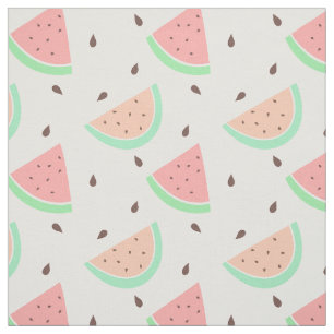 Niedliches Wassermelone-Muster Stoff