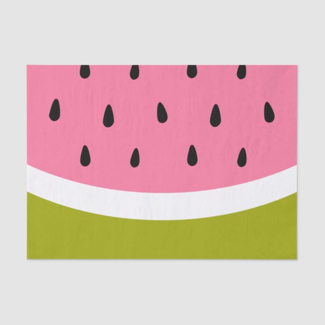 Niedliches Wassermelone-Tissue-Papier Seidenpapier (Vorderseite)