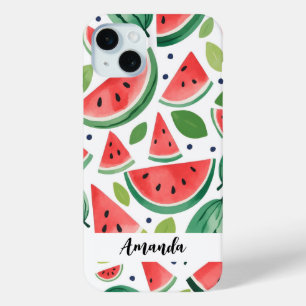 Niedliches Wassermelonmuster für Wasserfarben - Ku Case-Mate iPhone Hülle