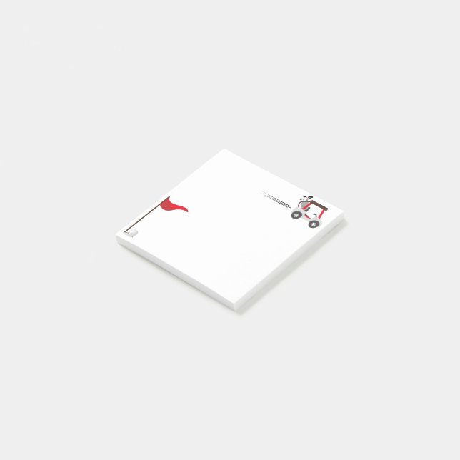 Niedliches Wassersportzentrum Post-it Klebezettel (angewinkelt)