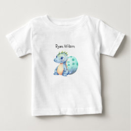 Niedliches Watercolor Baby Dinosaurier T-shirt