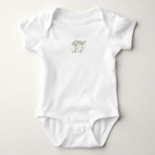Niedliches Watercolor Mouse Baby Jumpsuit Strampler