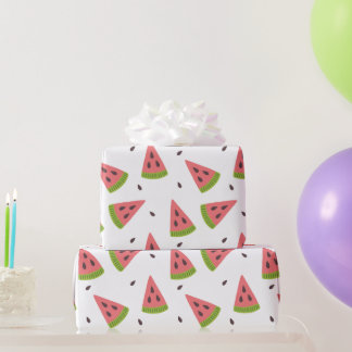Niedliches Watermelon-Muster Geschenkpapier