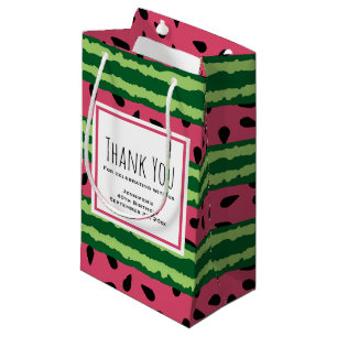 Niedliches Watermelon Muster Pink & Green Vielen D Kleine Geschenktüte