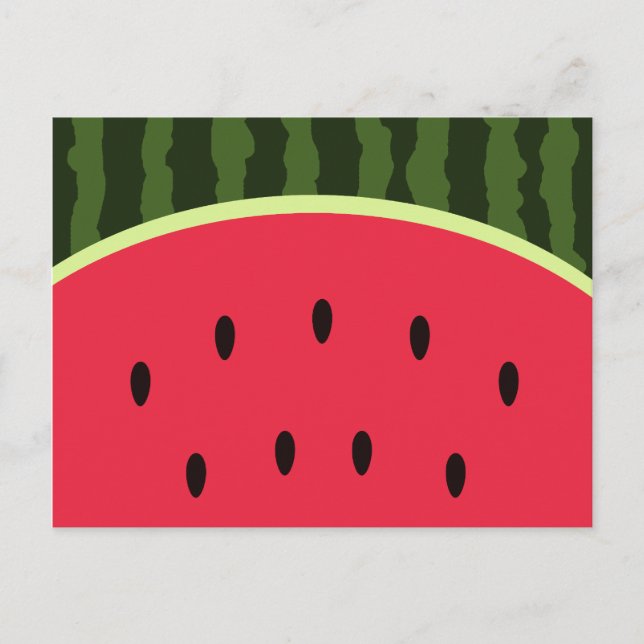 Niedliches Watermelon Postkarte (Vorderseite)