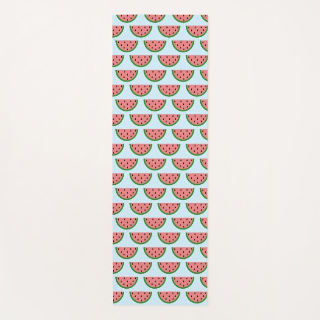Niedliches Watermelon-Slice-Muster Yogamatte (Vorderseite)