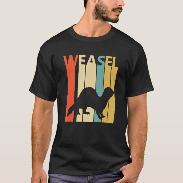 Niedliches Weasel T-Shirt (Vorderseite)