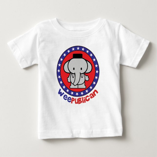 Niedliches WeePublican Baby T-shirt (Vorderseite)