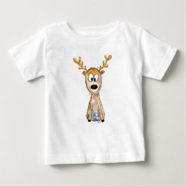 Niedliches Weidehirsch Baby T-shirt