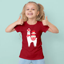 Niedliches Weihnachten Alpaca T-Shirt