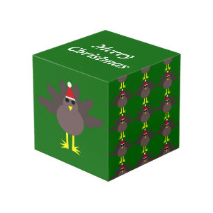 Niedliches Weihnachten Türkei Custom Foto Cube Würfel