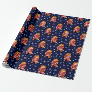 Niedliches Weihnachts-/Neujahrspapier Geschenkpapier