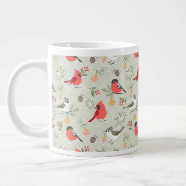 Niedliches Weihnachtsbauwerk Jumbo-Tasse (Links)
