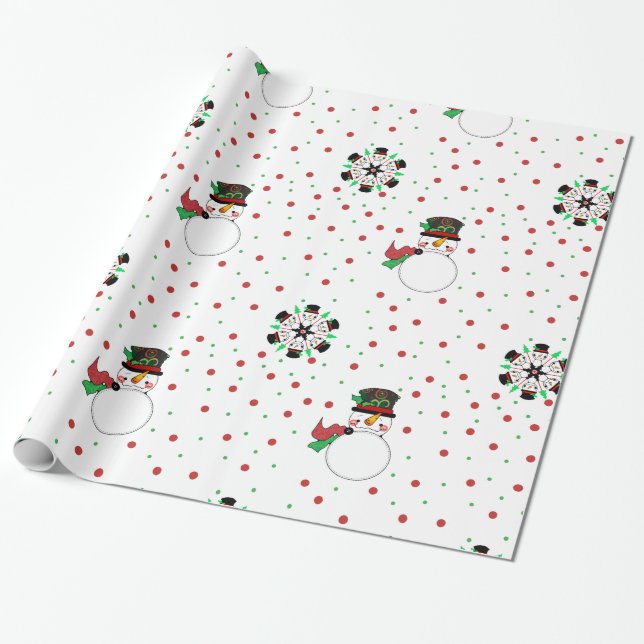 Niedliches Weihnachtsbuch Geschenkpapier (Ungerollt)