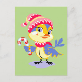 Niedliches Weihnachtsfest Feiertagspostkarte