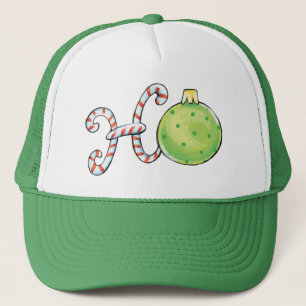 Niedliches Weihnachtsfest Ho Ho Ho, Kanälen mit Ca Truckerkappe