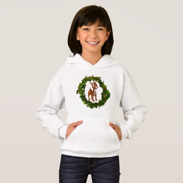 Niedliches Weihnachtsfest Hoodie (Vorne ganz)