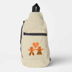 Niedliches Weihnachtsgebäck Crossbody Bag