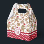 Niedliches Weihnachtsgebäck Gefälligkeitskasten Geschenkschachtel<br><div class="desc">Ein niedliches Weihnachtskuchenmuster schmückt diese Geschenkboxen. So niedlich für die Weitergabe Weihnachtskekse und Leckereien. Personalisieren Sie es mit Ihrem Namen. Entworfen für Sie von BlackBerry Boulevard.</div>