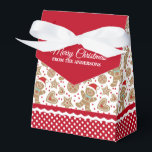 Niedliches Weihnachtsgebäck Gefälligkeitskasten Geschenkschachtel<br><div class="desc">Ein niedliches Weihnachtskuchenmuster schmückt diese Geschenkbox. So niedlich für die Weitergabe Weihnachtskekse und Leckereien. Personalisieren Sie es mit Ihrem Namen. Entworfen für Sie von BlackBerry Boulevard.</div>
